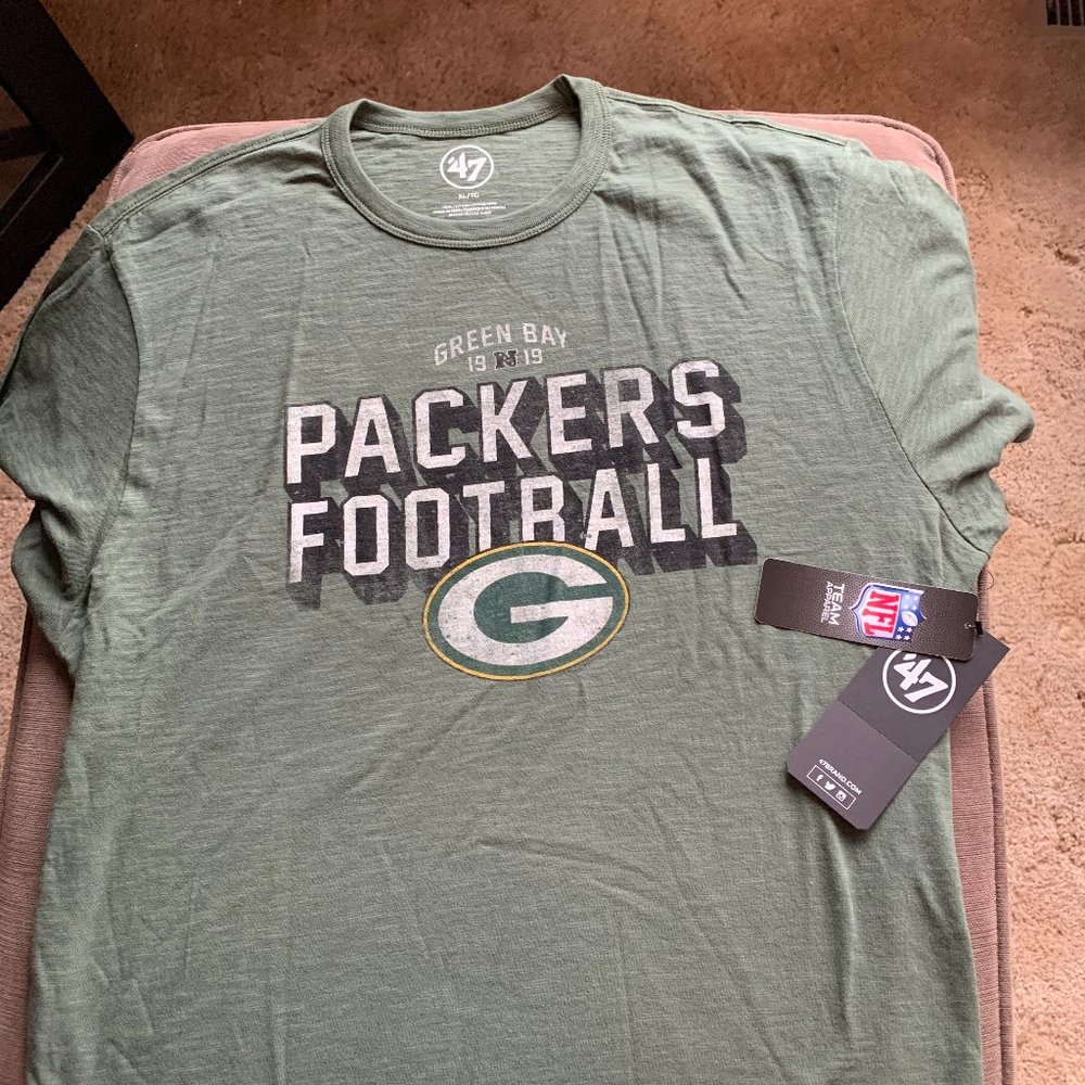 Green Bay Packer scrum green T-shirt